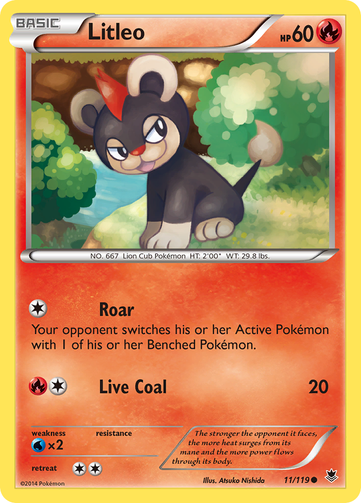 Litleo (11/119) [XY: Fuerzas fantasma] 