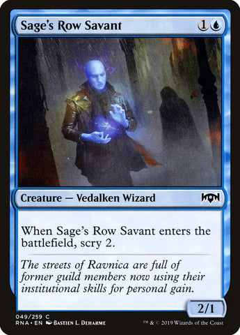 Savant de Sage's Row [Lealtad de Rávnica] 