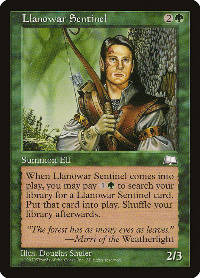 Centinela de Llanowar [Luz del tiempo] 