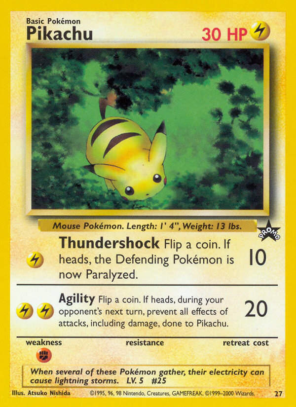 Pikachu (27) [Magos de la Costa: Promociones Black Star] 