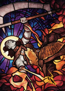Garna, Bloodfist of Keld Art Card (Firma estampada en oro) [Serie de arte Dominaria United] 