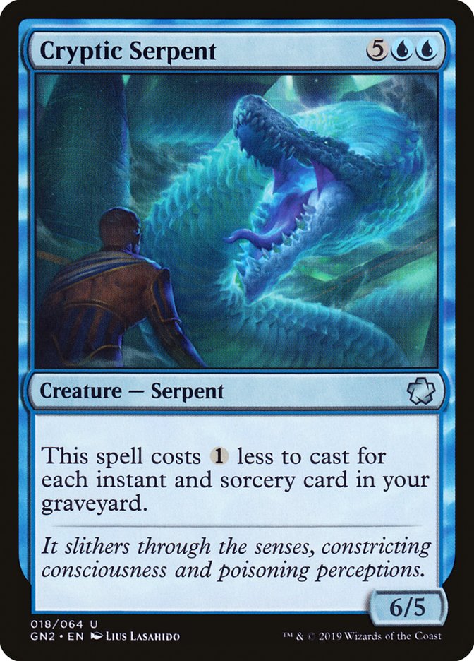 Serpiente críptica [Noche de juegos 2019] 