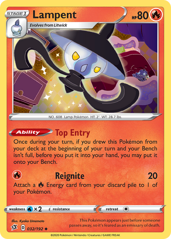 Lampent (032/192) [Espada y escudo: Choque rebelde] 