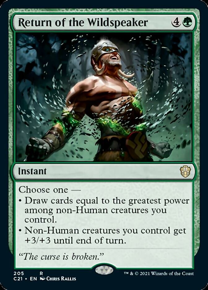 El regreso del Hablante Salvaje [Commander 2021] 