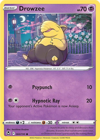 Drowzee (060/195) [Espada y escudo: Tempestad de plata] 