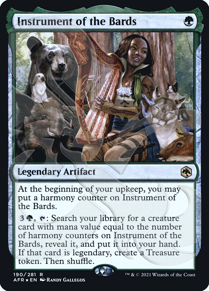 Instrumento de los Bardos (Promoción Ampersand) [Dungeons &amp; Dragons: Adventures in the Forgotten Realms Promos] 
