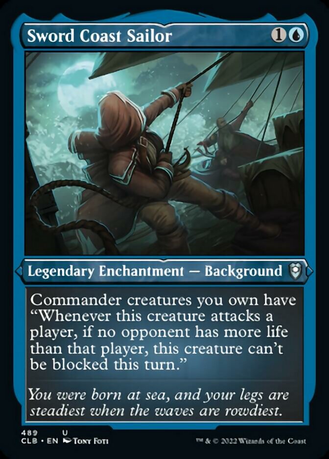 Marinero de la Costa de la Espada (Grabado en lámina) [Commander Legends: Batalla por Baldur's Gate] 