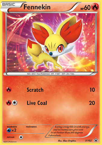 Fennekin (XY02) [XY: Promociones de Black Star] 