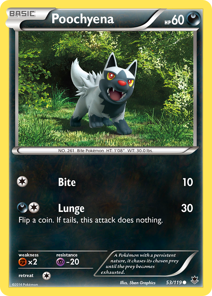 Poochyena (53/119) [XY: Fuerzas fantasmas] 