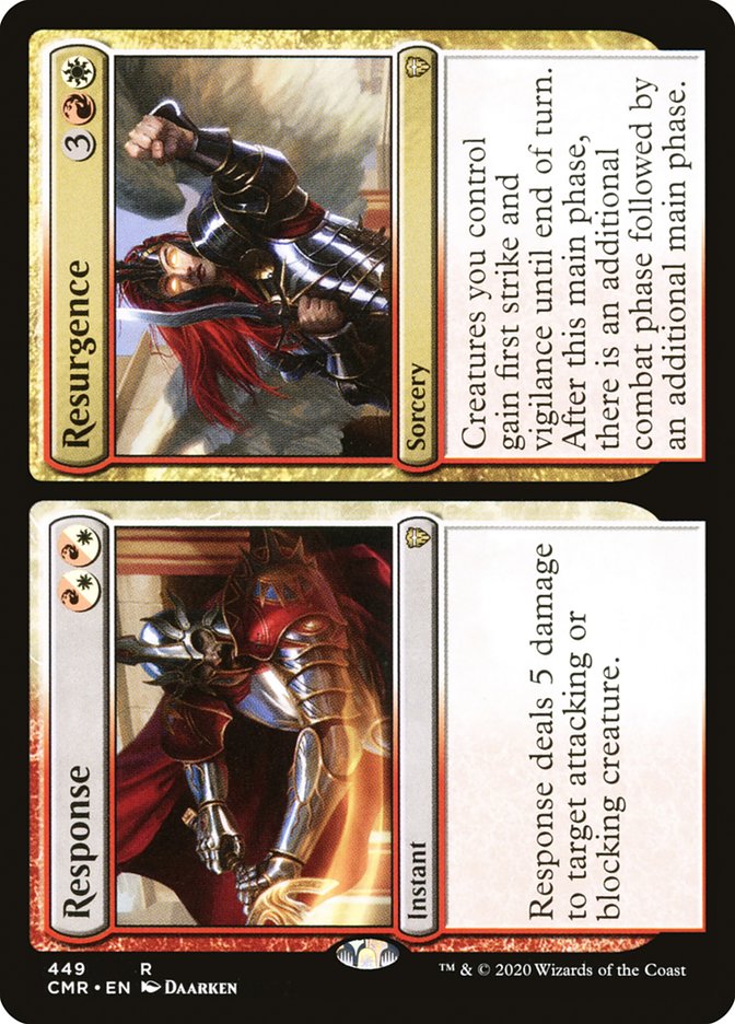 Respuesta // Resurgimiento [Commander Legends] 