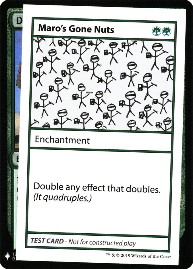 Maro's Gone Nuts [Tarjetas de prueba de juego de refuerzo misterioso] 