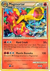 Magmortar (2/95) (Holo de hielo agrietado) [HeartGold y SoulSilver: Unleashed] 
