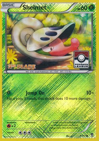 Shelmet (8/111) (Tercer lugar en promoción de liga) [XY: Puños furiosos] 