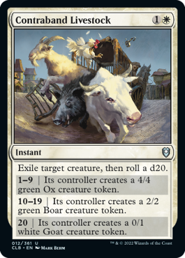 Ganado de contrabando [Commander Legends: Battle for Baldur's Gate] 
