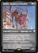 Falthis, familiar Shadowcat (grabado) [Commander Legends] 