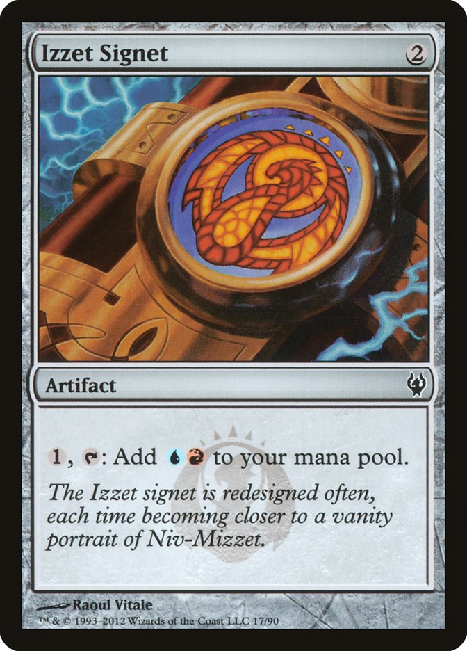 Izzet Signet [Mazos de duelo: Izzet vs.Golgari] 