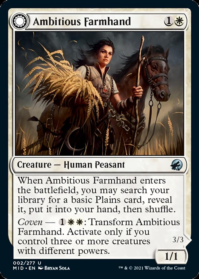 Granjero ambicioso // Cátaro experimentado [Innistrad: Caza de medianoche] 