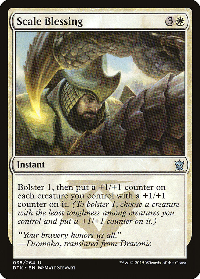 Bendición de escamas [Dragones de Tarkir] 