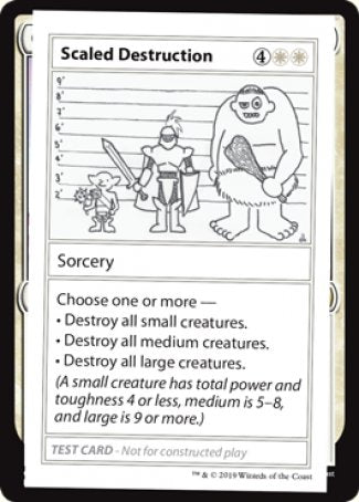 Destrucción escalada (edición 2021) [Tarjetas de prueba de juego Mystery Booster] 