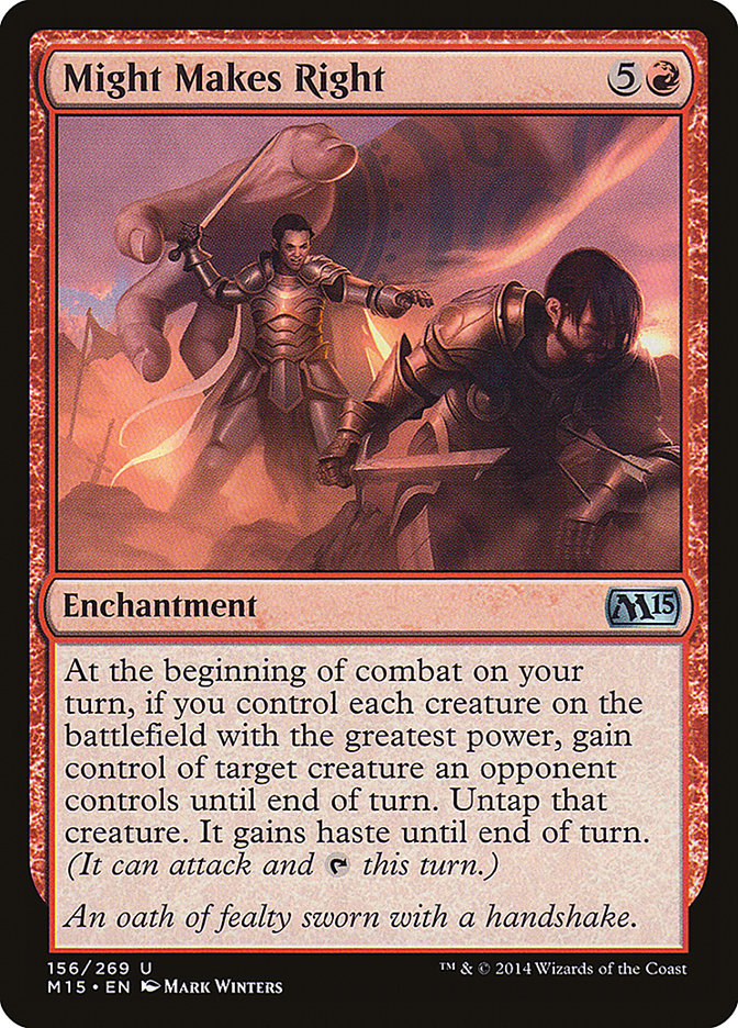 El poder hace lo correcto [Magic 2015] 