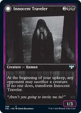 Viajero inocente // Invasor malicioso [Innistrad: función doble] 