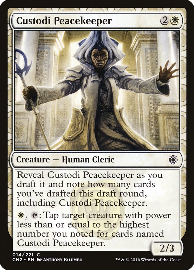 Custodi Peacekeeper [Conspiración: Toma la corona] 