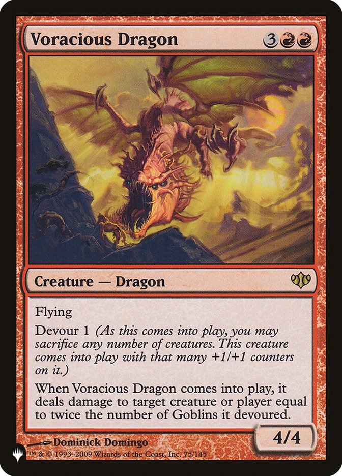 Dragón voraz [La lista] 