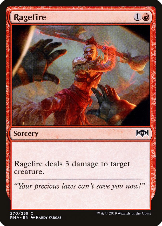 Fuego furioso [Lealtad de Rávnica] 