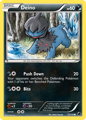 Deino (75/116) [Blanco y negro: Plasma Freeze] 