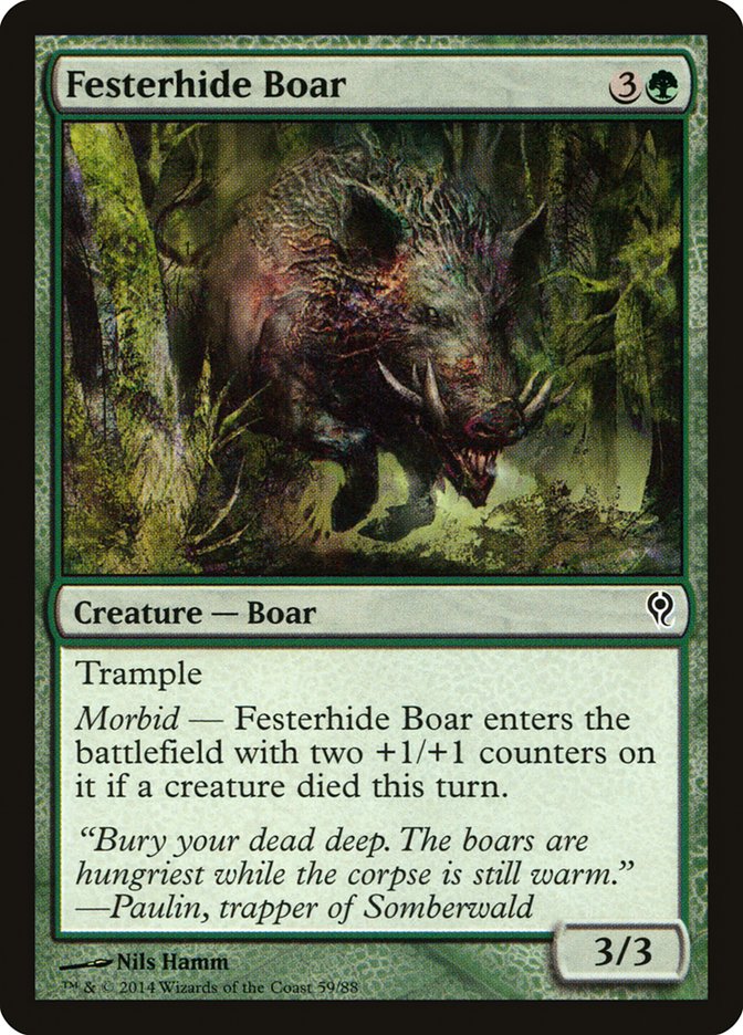 Jabalí Festerhide [Mazos de duelo: Jace vs. Vraska] 