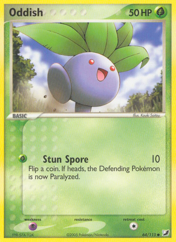 Oddish (64/115) [EX: Fuerzas invisibles] 