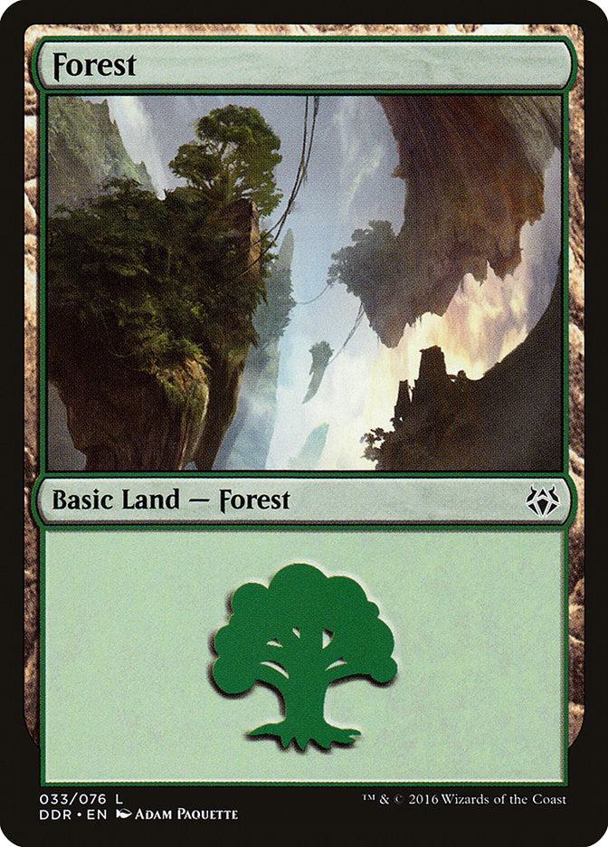 Bosque (33) [Mazos de duelo: Nissa contra Ob Nixilis] 