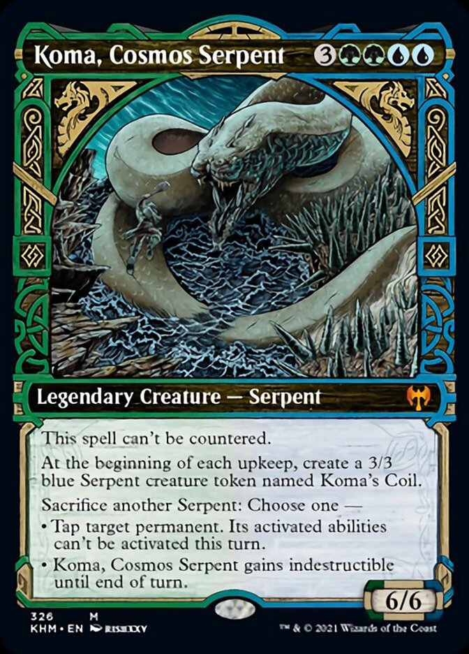Koma, serpiente del cosmos (escaparate) [Kaldheim] 