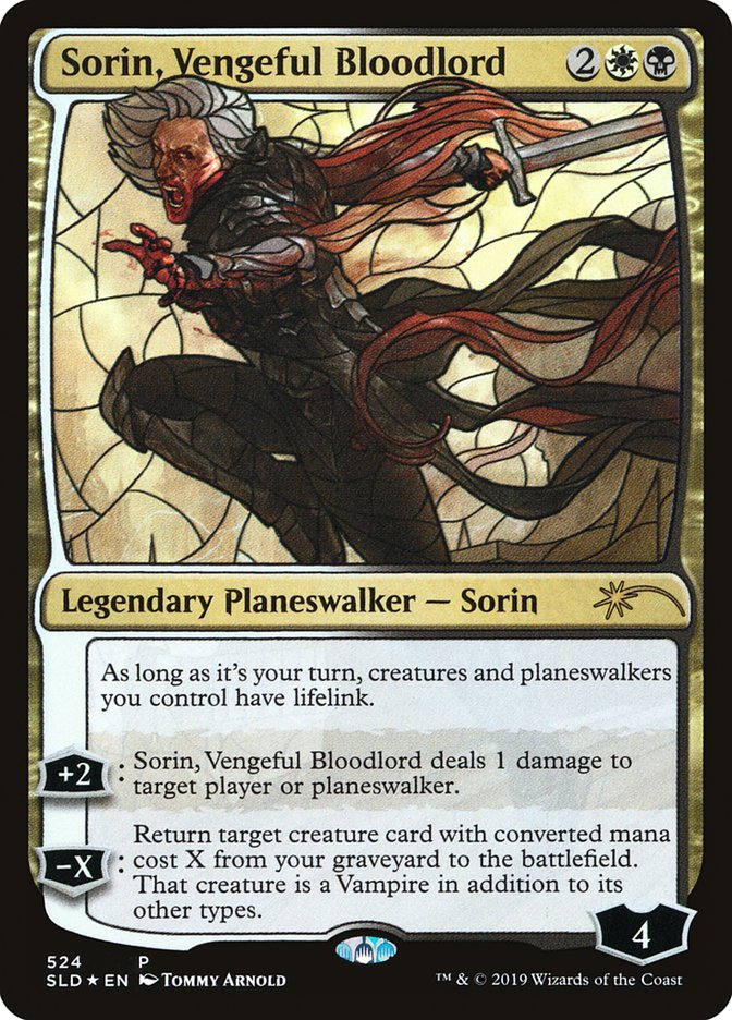 Sorin, señor de la sangre vengativo (vidrieras) [Promociones de entrega de la guarida secreta] 