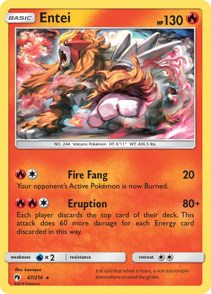 Entei (47/214) [Sol y Luna: Trueno perdido] 