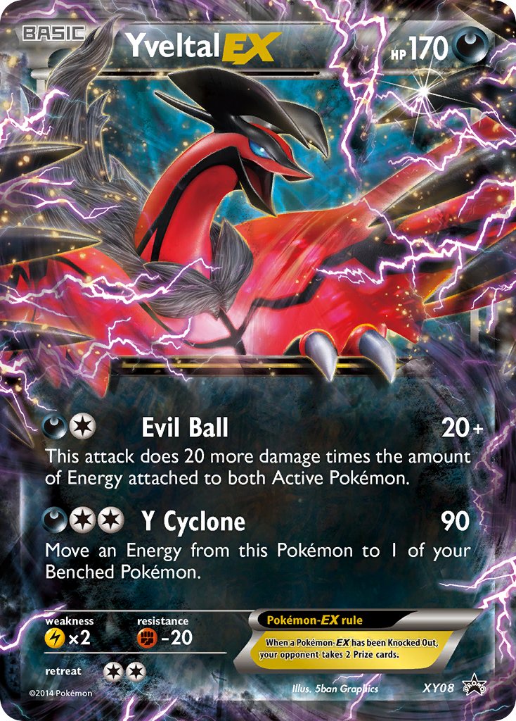 Yveltal EX (XY08) [XY: Promociones de Black Star] 
