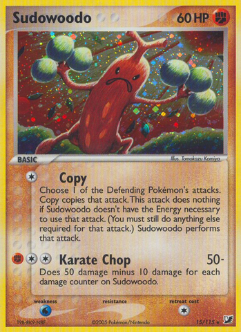 Sudowoodo (15/115) [EX: Fuerzas invisibles] 