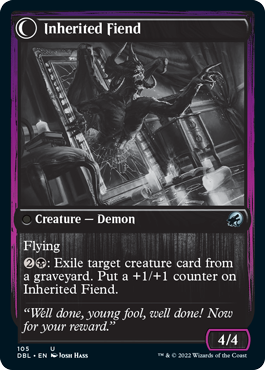 Espejo heredado // Demonio heredado [Innistrad: función doble] 