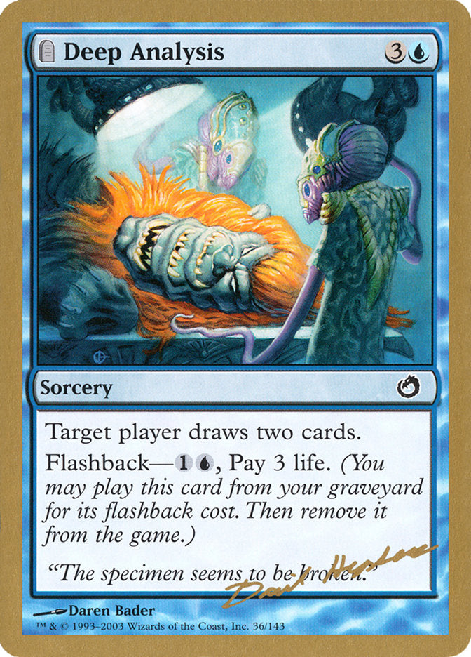 Análisis profundo (Dave Humpherys) [World Championship Decks 2003] 