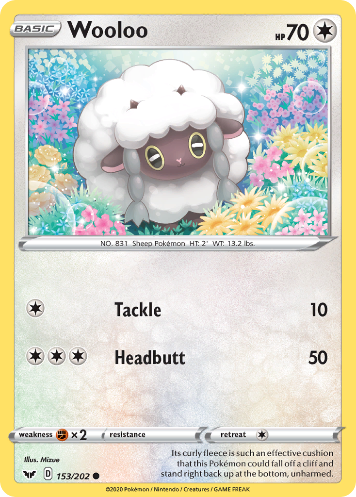 Wooloo (153/202) [Espada y escudo: conjunto básico] 