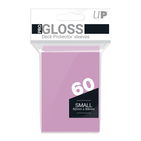 Ultra PRO: Fundas pequeñas de 60 ct - PRO-Gloss (Rosa) 