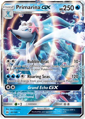 Primarina GX (42/149) [Sol y Luna: Conjunto básico] 