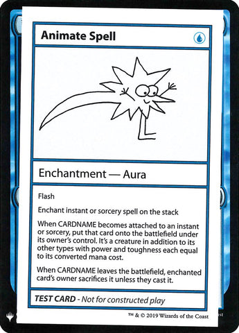 Animar hechizo [Tarjetas de prueba de juego Mystery Booster] 