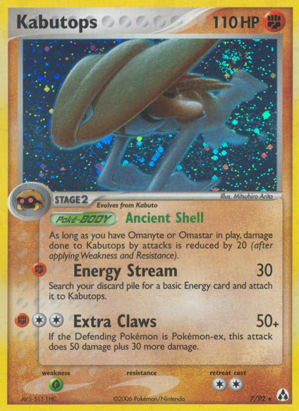 Kabutops (7/92) [EX: Creador de leyendas] 