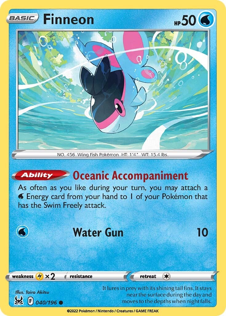 Finneon (040/196) [Espada y escudo: Origen perdido] 