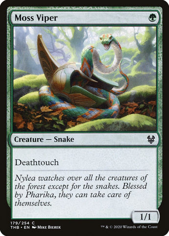 Moss Viper [Theros más allá de la muerte] 