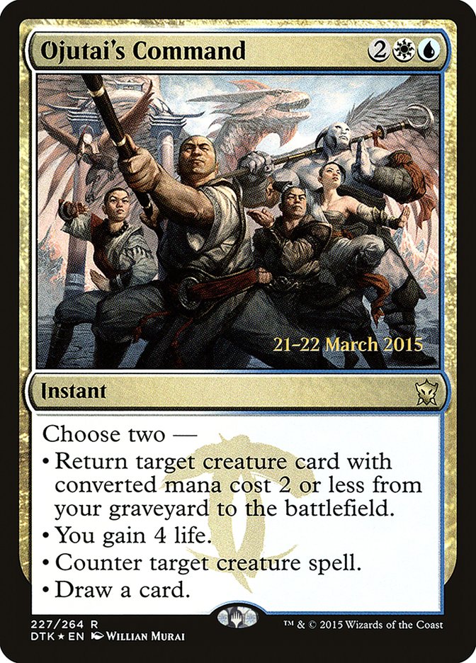 Comando de Ojutai [Promociones de presentación de Dragones de Tarkir] 