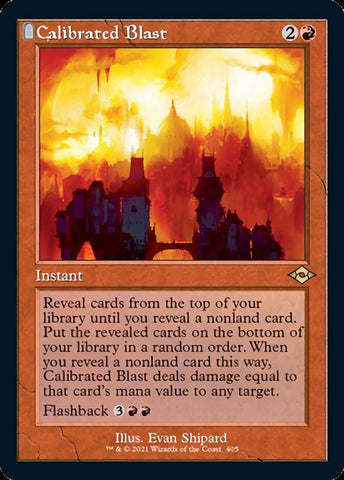 Explosión calibrada (grabado en lámina retro) [Horizontes modernos 2] 