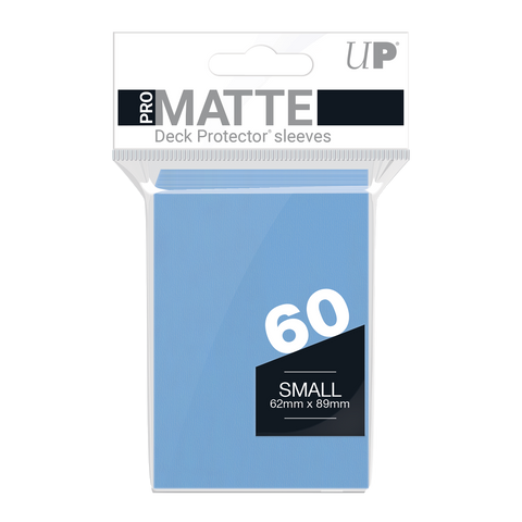 Ultra PRO: Fundas pequeñas de 60 ct - PRO-Matte (Azul claro) 