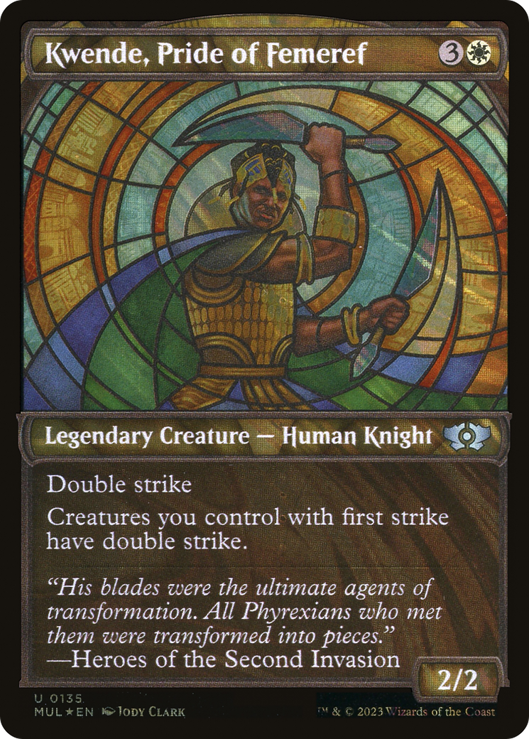 Kwende, Orgullo de Femeref (Halo Foil) [Multiverse Legends] 